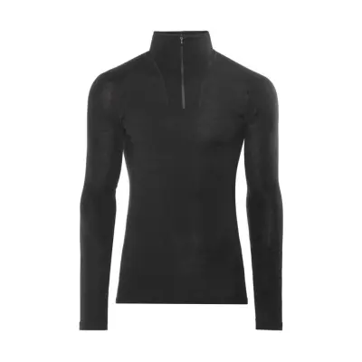 Woolpower Zip Turtleneck Lite Black