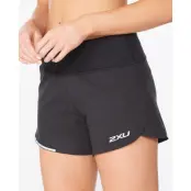 2XU Aero 4-Inch Shorts W Löparshorts Black/Silver Reflective, L