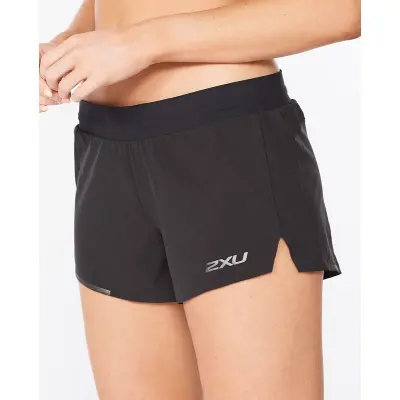 2XU Light Speed 3-Inch Shorts W Löparshorts Black/Black Reflective, XL