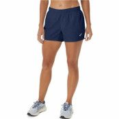 Asics Core 4in Short Women Blue Expanse