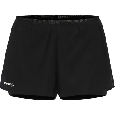 Craft Race Day Split Shorts M Herr Svart S | Löparshorts