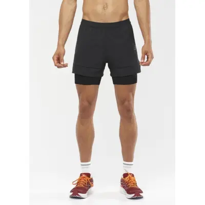 Cross 2in1 Shorts M, Black/, S,  Löparshorts