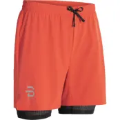 Dahlie Shorts Run 2-In-1 M Herr Röd S | Löparshorts