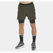 Dylan M 2-In-1 Stretch Shorts, Rosin, Xl,  Löparshorts
