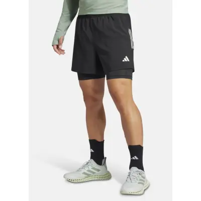 Otr B S 2in1 M, Black, S,  Löparshorts