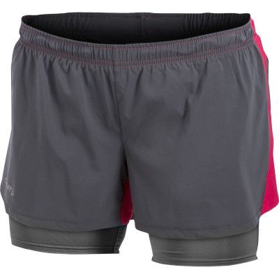 Run Shorts 2-1 W, Granite, Xxl,  Craft