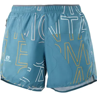 Salomon Agile Short W Löparshorts Mallard Blue, L