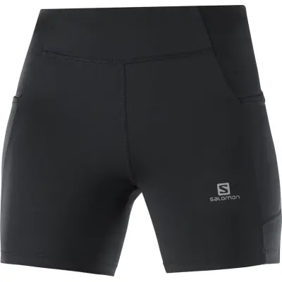 Salomon Cross Run Short Tight W Löparshorts Black, XL