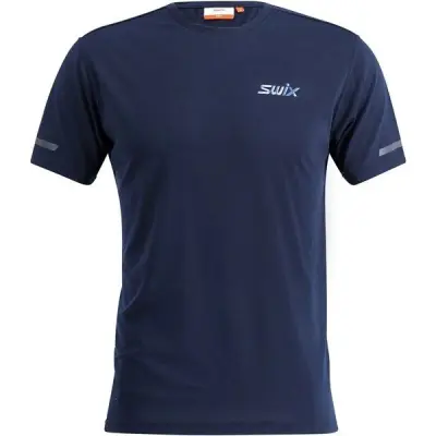 Swix Pace Short Sleeve M Löparshorts Dark Navy, S