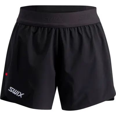 Swix Tempo Shorts 3.5-inch W Dam Svart L | Löparshorts