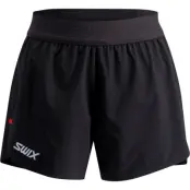 Swix Tempo Shorts 3.5-inch W Dam Svart S | Löparshorts