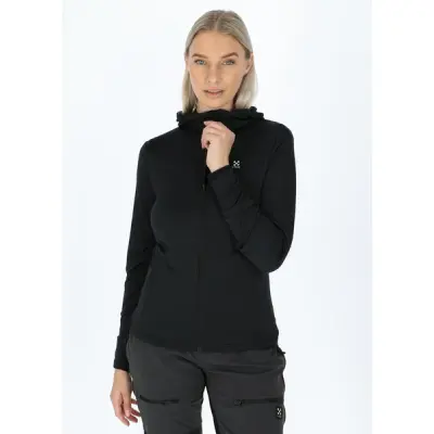 Active Fullzip Hood W, Black, 34,  Hoodies