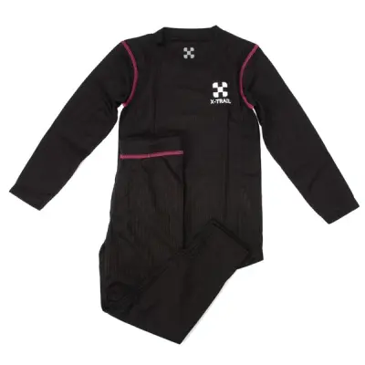 Active Layer 1 Set Infant, Black/Fresh Pink, 90,  Underställströjor
