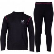 Active Layer 1 Set Jr, Black/Fresh Pink, 140,  X-Trail