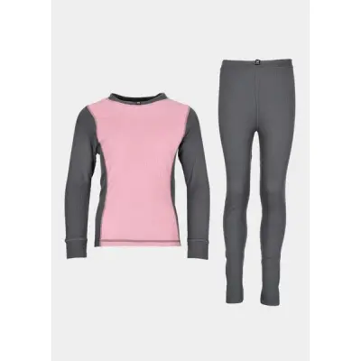 Active Layer 1 Set Jr, Charcoal/Dusty Rose, 120,  Underställsbyxor