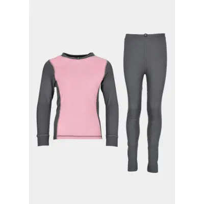 Active Layer 1 Set Jr, Charcoal/Dusty Rose, 140,  Underställsbyxor