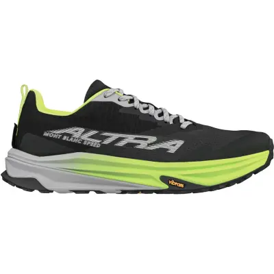 Altra Mont Blanc Speed W Trailskor Black/Lime, USL 9