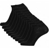 Ankle Socks 10-Pack, Black, 35-38,  X-Trail