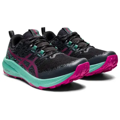Asics Fuji Lite 2 Women Black/Fuchsia Red