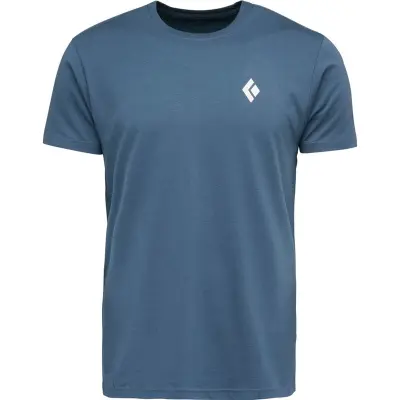 Black Diamond M Bd Backcountry Stamp Ss Tee Midnight Blue