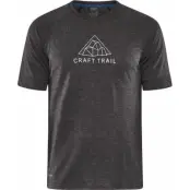 Craft Pro Trail Wool SS Tee M Black/ Melange