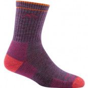 Darn Tough Hiker Micro Crew Midweight Cushion Socks Women Plum Heather