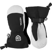 Hestra Army Leather Heli Ski Mittens Kids Black