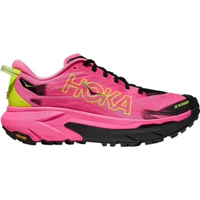 Hoka One One Mafate 5 W Trailskor Neon Rose/Black, USL 6,5