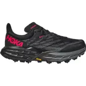 Hoka One One Speedgoat 5 GTX Spike W Trailskor Black/Black, USL 6,5