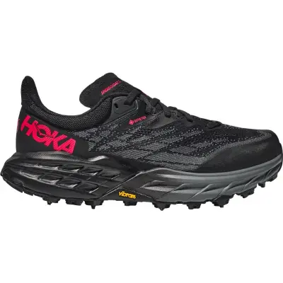 Hoka One One Speedgoat 5 GTX Spike W Trailskor Black/Black, USL 7