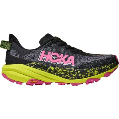 Hoka One One Speedgoat 6 W Trailskor Black/Neon Hoka Citrus, USL 10