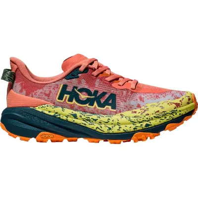 Hoka One One Speedgoat 6 W Trailskor Feldspar/Blue Twilight, USL 8,5