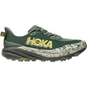 Hoka One One Speedgoat 6 Wide M Trailskor Fern/Asphalt Grey, US 9