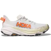 Hoka W Speedgoat 6 White / Neon Tangerine