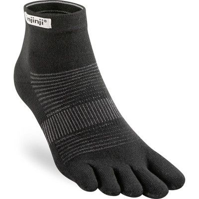 Injinji Run Lightweight Mini-Crew Black