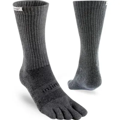 Injinji Trail Midweight Crew Granite