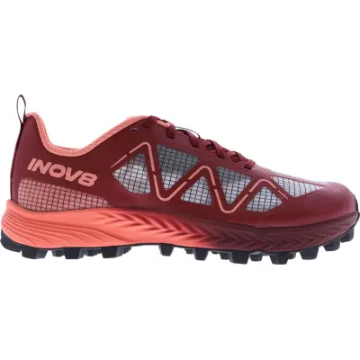 Inov-8 MudTalon Speed Precision W Trailskor Burgundy/Coral, UK 4,5