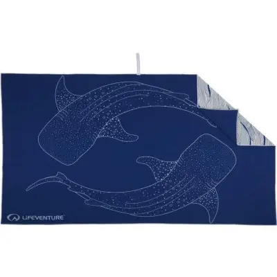 Lifeventure Recycled SoftFibre Trek Towel Whale Shark