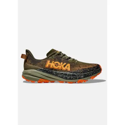 M Speedgoat 6 Wide, Antique Olive / Squash, 44 (Us 10),  Trailskor