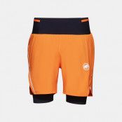 Mammut Aenergy TR 2 in 1 Shorts Men Dark Tangerine/Black