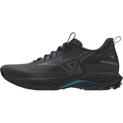 Mizuno Wave Rider GTX 3 M Löparskor Black Sand/Odyssey Gray/Capri Breeze, UK 12