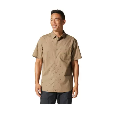 Mountain Hardwear Big Cottonwood SS Shirt Men Trail Dust Micro Sun Dot Print