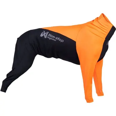 Non-stop dogwear Protector dog suit F Orange/Black