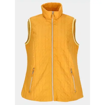 Quilted Vest, Gold, 38,  X-Trail