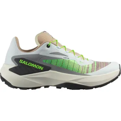 Salomon Genesis M Trailskor White/Oxford Tan/Green Gecko, UK 10