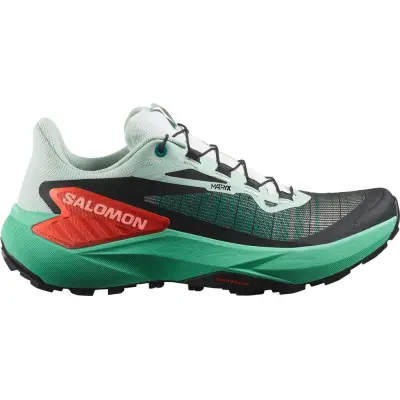 Salomon Genesis W Trailskor Bay/Electric Green/Cherry Tomato, UK 5,5