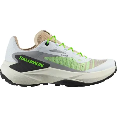 Salomon Genesis W Trailskor White/Oxford Tan/Green Gecko, UK 4
