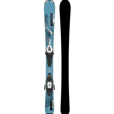 Salomon Ski Set L Qst Jr S + C5 Gw J75 Pm Bl 100