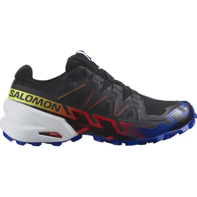 Salomon Speedcross 6 GTX U Trailskor Black/Surf The Web/Safety Yellow, UK 4