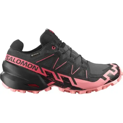 Salomon Speedcross 6 GTX W Trailskor Nine Iron/Black/Flamingo Pink, UK 6,5